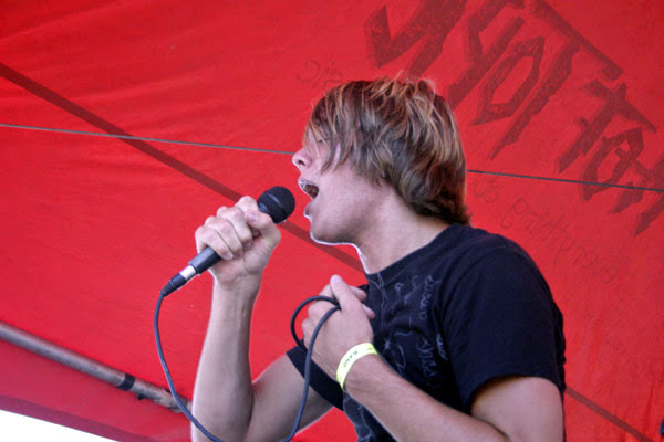 Close up / red tent